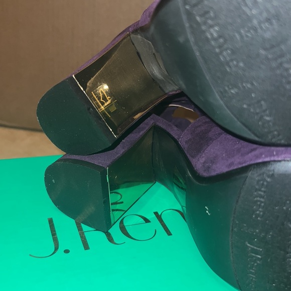 J.Renee purple sling back heels - Picture 8 of 8